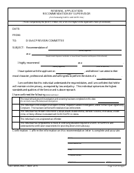 DD Form 2950-1 Sexual Assault Advocate Certification Program (D-Saacp) - Renewal Applicantion Packet, Page 12