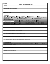 DD Form 2964 Security Cooperation Education and Training (Scet) Team Request, Page 2
