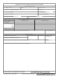 DD Form 1348-7 &quot;DoD Milspets DFSP Shipment and Receipt Document&quot;