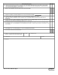 DD Form 455 Report of Proceedings to Vacate Suspension of a General Court-Martial Sentence or of a Special Court-Martial Sentence Including a Bad-Conduct Discharge, Page 3