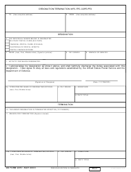 DD Form 2257 Download Fillable PDF or Fill Online Designation ...