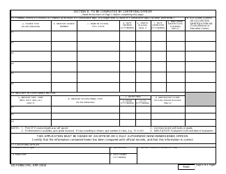 DD Form 295 Application for the Evaluation of Learning Experiences During Military Service, Page 4