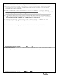 DD Form 1144 Support Agreement, Page 2