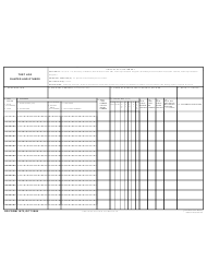 DD Form 1572 Download Fillable PDF or Fill Online Test Log Dantes and ...