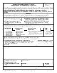 Document preview: DD Form 2051-1 Request for Information/Verification of Commercial and Government Entity (Cage) Code