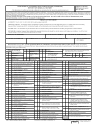 Document preview: DD Form 2492 DoD Medical Examination Review Board (Dodmerb) Report of Medical History