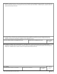 DD Form 2492 &quot;DoD Medical Examination Review Board (Dodmerb) Report of Medical History&quot;, Page 2