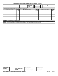 DD Form 2974 Tactical Kitchen Food Sanitation Inspection, Page 3