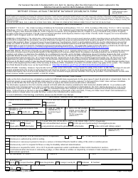 DD Form 2965 Defense Sexual Assault Incident Database (Dsaid) Data Form