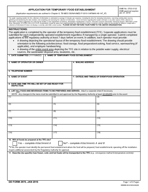 DD Form 2970 Fill Out Sign Online And Download Fillable PDF