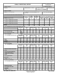 Document preview: DD Form 2720 Annual Correction Report