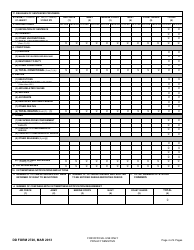 DD Form 2720 Annual Correction Report, Page 4