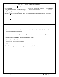 DD Form 355 Employee Suggestion, Page 3