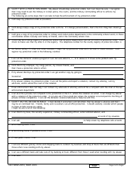 DD Form 2893 Victim Advocate Safety Plan, Page 4