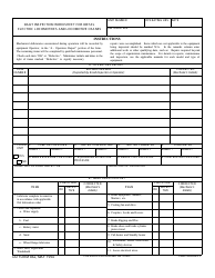 DD Form 862 Daily Inspection Worksheet for Diesel Electric Locomotives and Locomotive Cranes