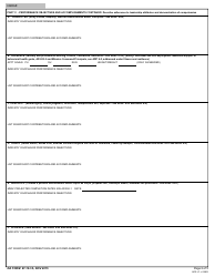 DA Form 67-10-1A &quot;Officer Evaluation Report Support Form&quot;, Page 2