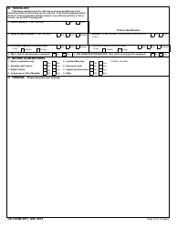 DD Form 2911 DoD Sexual Assault Forensic Examination (Safe) Report, Page 10