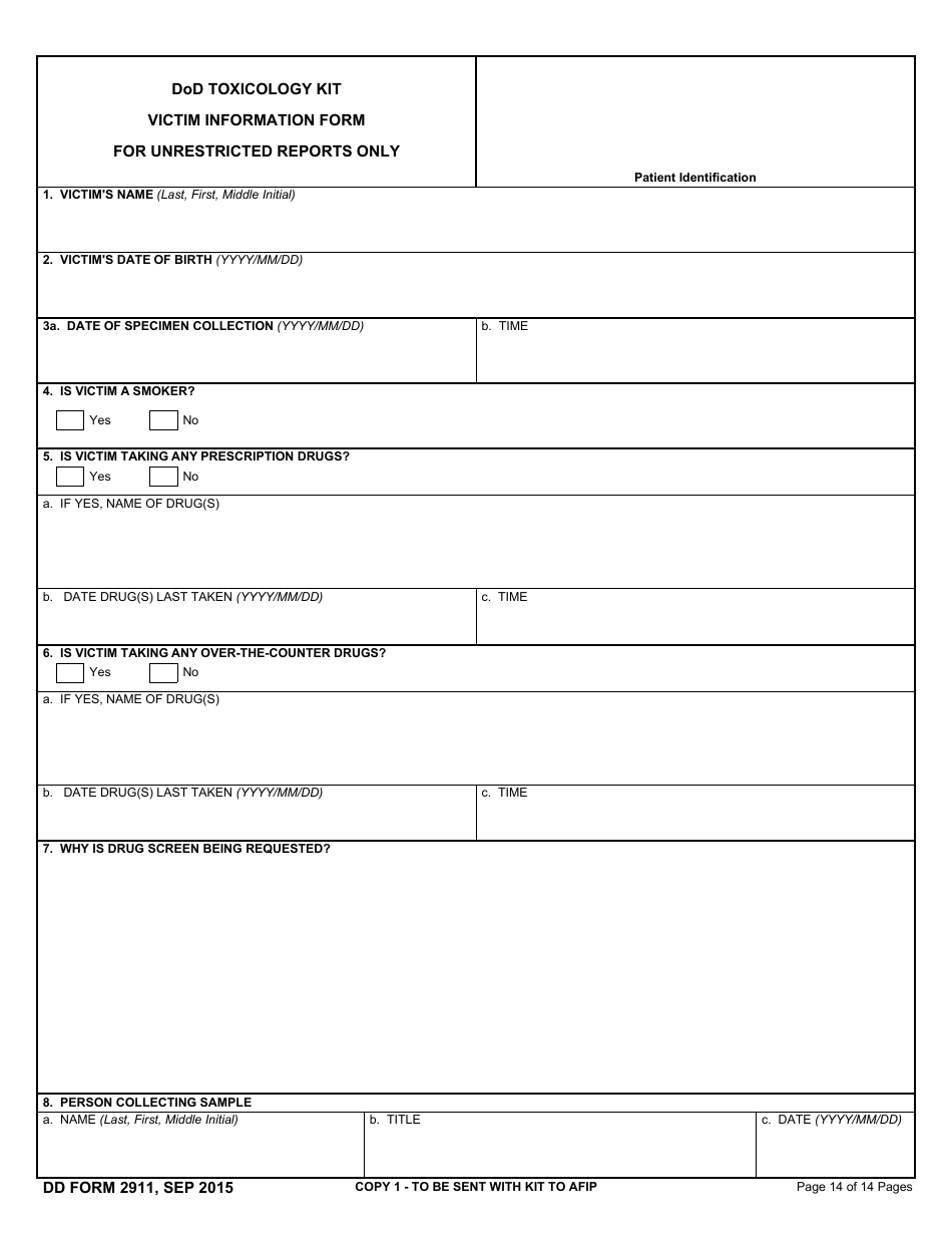 Dd Form 2911 Fill Out Sign Online And Download Fillable Pdf Templateroller 1680