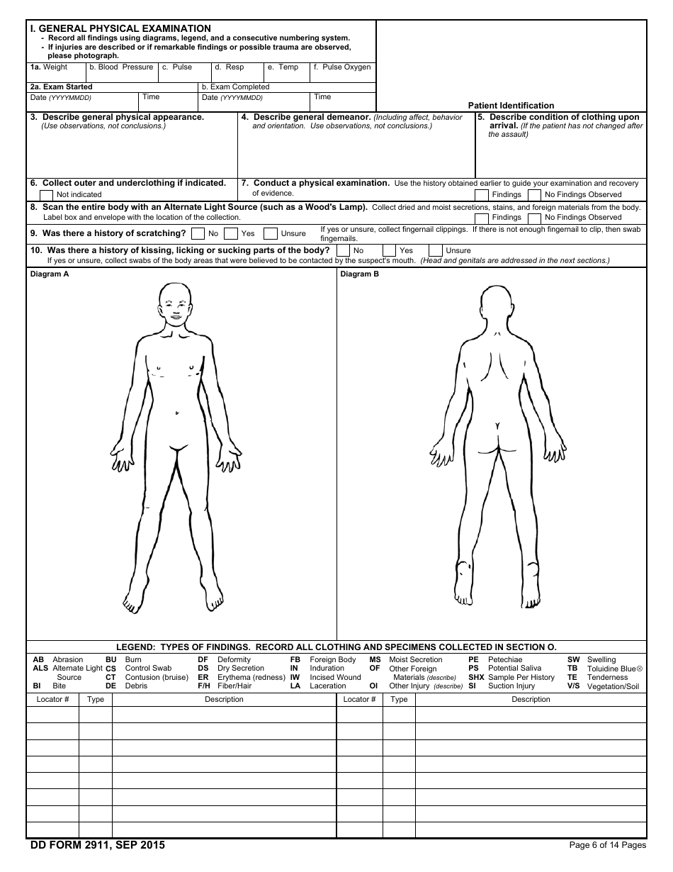 Dd Form 2911 Fill Out Sign Online And Download Fillable Pdf Templateroller 2247