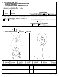 DD Form 2911 DoD Sexual Assault Forensic Examination (Safe) Report, Page 8
