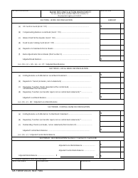 Document preview: DA Form 5353-R Bank Reconciliation Worksheet