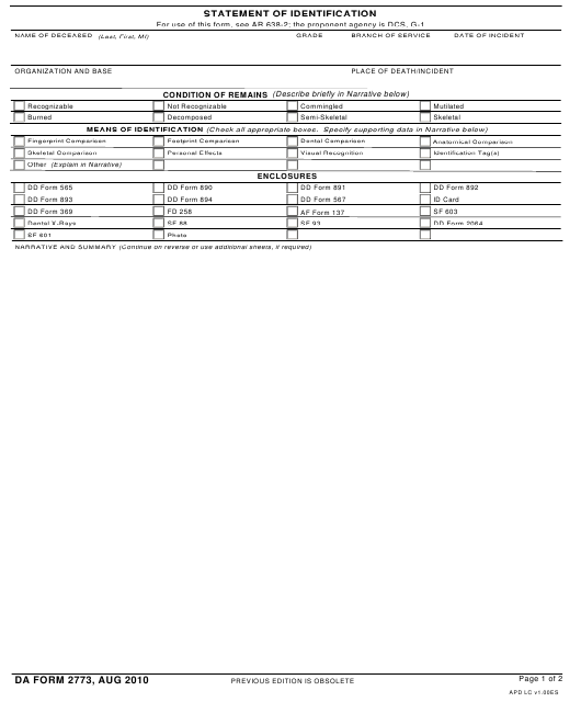 da-form-2773-download-fillable-pdf-or-fill-online-statement-of