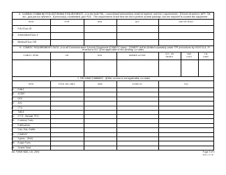 DA Form 5682 Materiel Requirements List, Page 3
