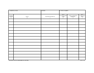 DA Form 2408-14 Uncorrected Fault Record, Page 2