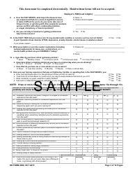 DD Form 2900 Post Deployment Health Re-assessment (Pdhra), Page 3