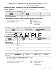 DD Form 2900 Post Deployment Health Re-assessment (Pdhra), Page 5