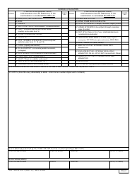 DD Form 2351 DoD Medical Examination Review Board (Dodmerb) Report of Medical Examination, Page 2