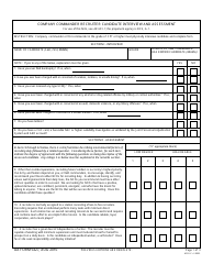 Document preview: DA Form 5427 Company Commander Recruiter Candidate Interview and Assessment