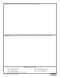 DD Form 2496 International Student Academic Report, Page 2
