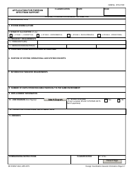 DD Form 1494 Application for Equipment Frequency Allocation, Page 12