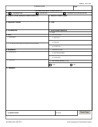 DD Form 1494 Application for Equipment Frequency Allocation, Page 7