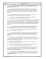 DA Form 3540 Certificate and Acknowledgement of U.S. Army Reserve Service Requirements and Methods of Fulfillment, Page 5