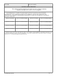 DA Form 3540 Certificate and Acknowledgement of U.S. Army Reserve Service Requirements and Methods of Fulfillment, Page 7