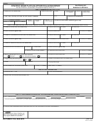 Document preview: DA Form 67-10-3 Strategic Grade Plate (O6) Officer Evaluation Report