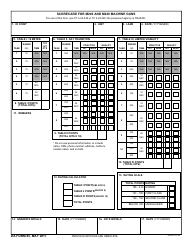 Document preview: DA Form 85 Scorecard for M249 and M240 Machine Guns