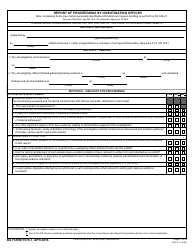 DA Form 1574-1 Report of Proceedings by Investigating Officer