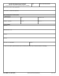 Document preview: DA Form 1712 Water Reconnaissance Report