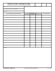 Document preview: DA Form 1971-2 Chemical Data Sheet - Monitoring or Survey
