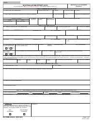 DA Form 2166-9-1 NCO Evaluation Report (SGT)