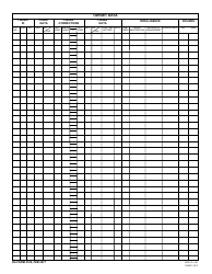 DD Form 2188 Data Sheet, Page 2