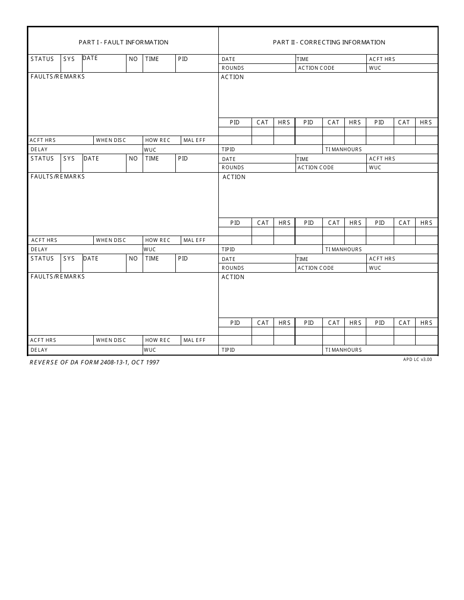 Da Form 2408 13 1 Fill Out Sign Online And Download Fillable Pdf