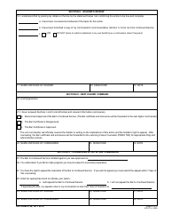DA Form 4126 Bar to Continued Service, Page 2