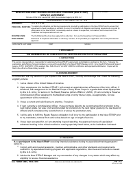 Document preview: DA Form 5685 New Specialized Training Assistance Program (New Strap) Service Agreement