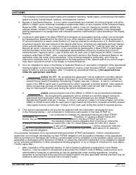 DA Form 5685 New Specialized Training Assistance Program (New Strap) Service Agreement, Page 2