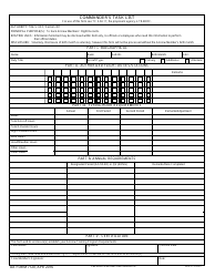 DA Form 5212 Download Fillable PDF, Gunner's Reference Card ...