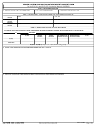 DA Form 7222-1 Senior System Civilian Evaluation Report Support Form